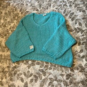Fobya Blue Knit Sweater - M